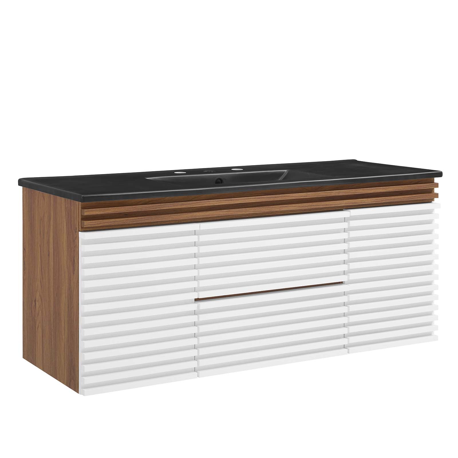 Render 48" Wall-Mount Bathroom Vanity by Modway