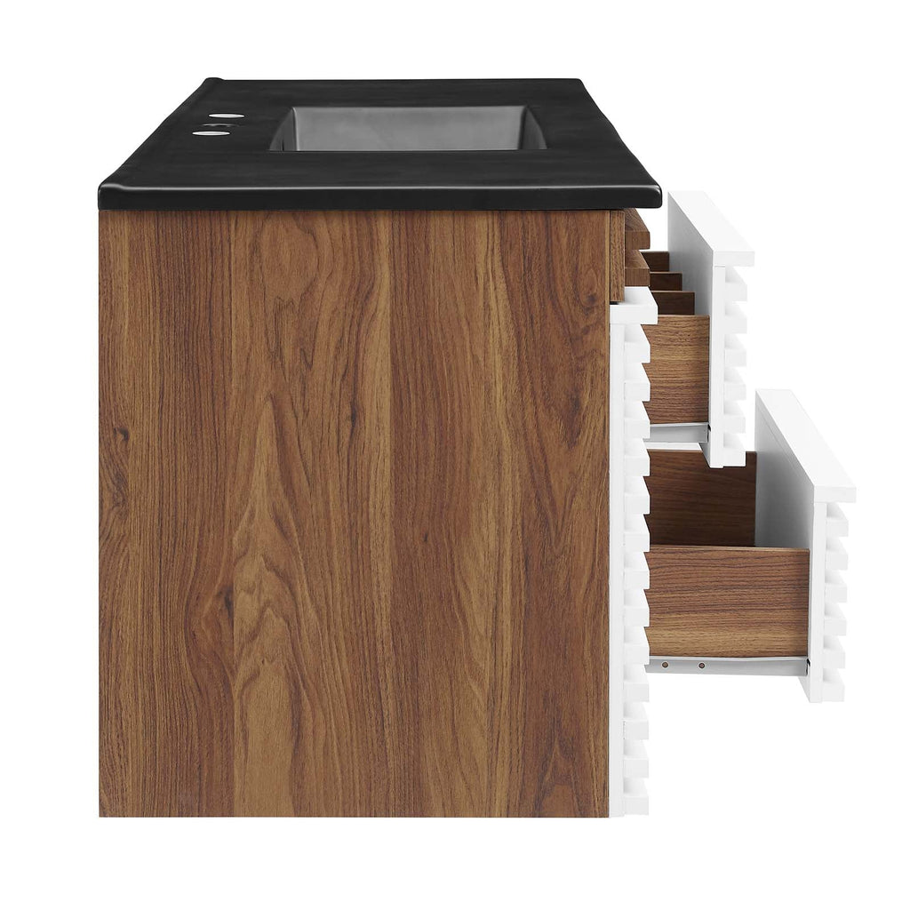 Render 48" Wall-Mount Bathroom Vanity by Modway