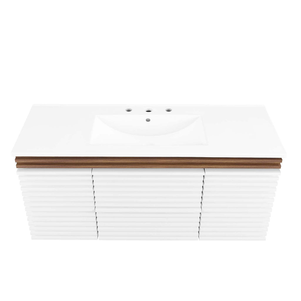 Render 48" Wall-Mount Bathroom Vanity by Modway