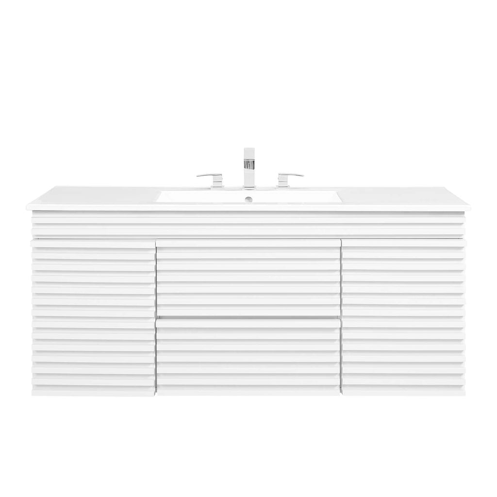 Render 48" Wall-Mount Bathroom Vanity by Modway