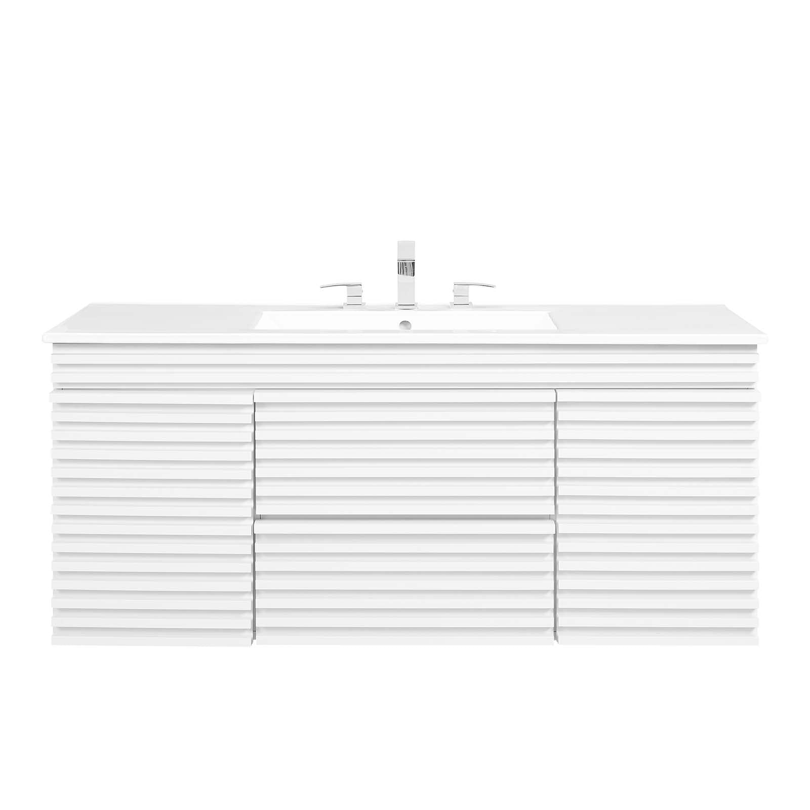 Render 48" Wall-Mount Bathroom Vanity by Modway