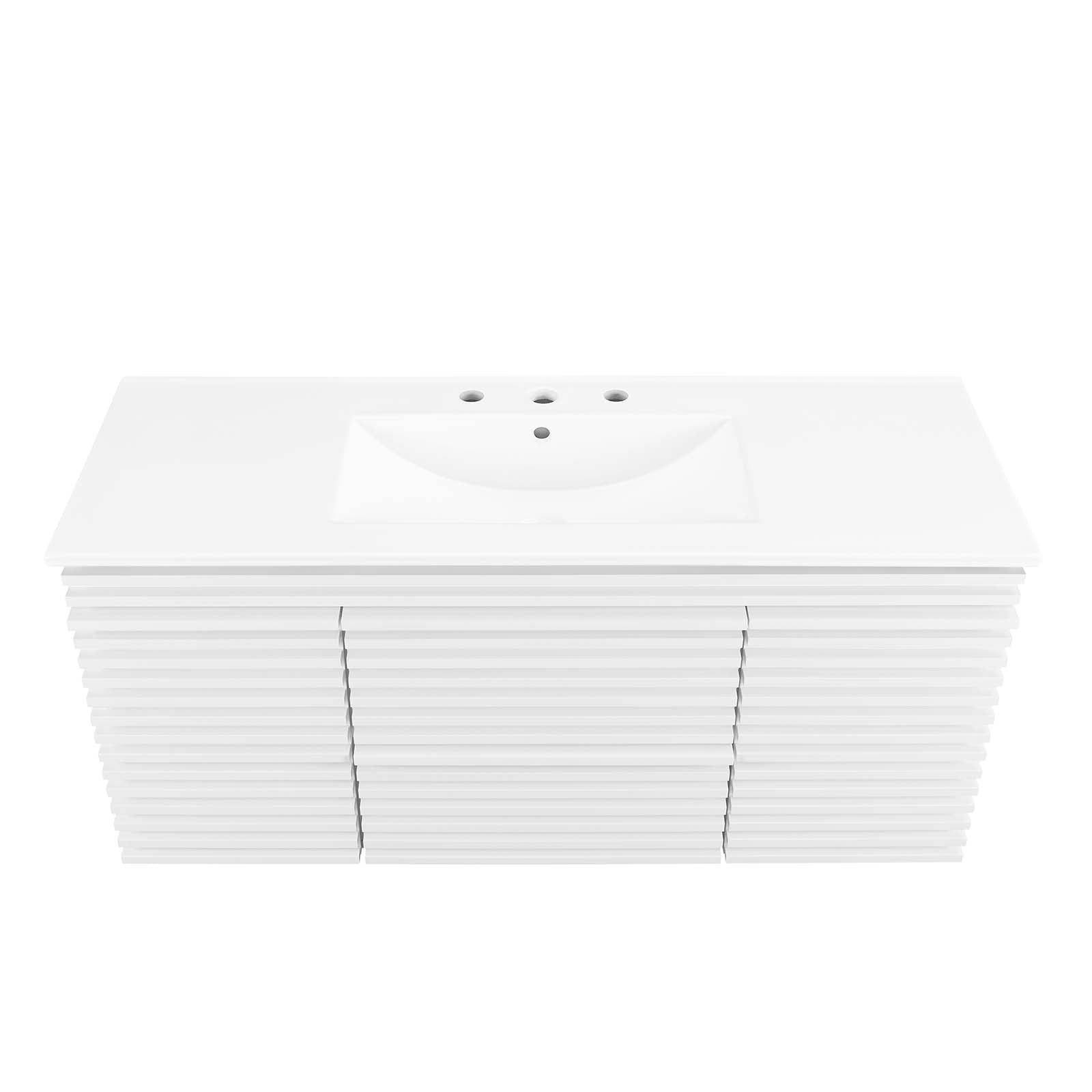 Render 48" Wall-Mount Bathroom Vanity by Modway