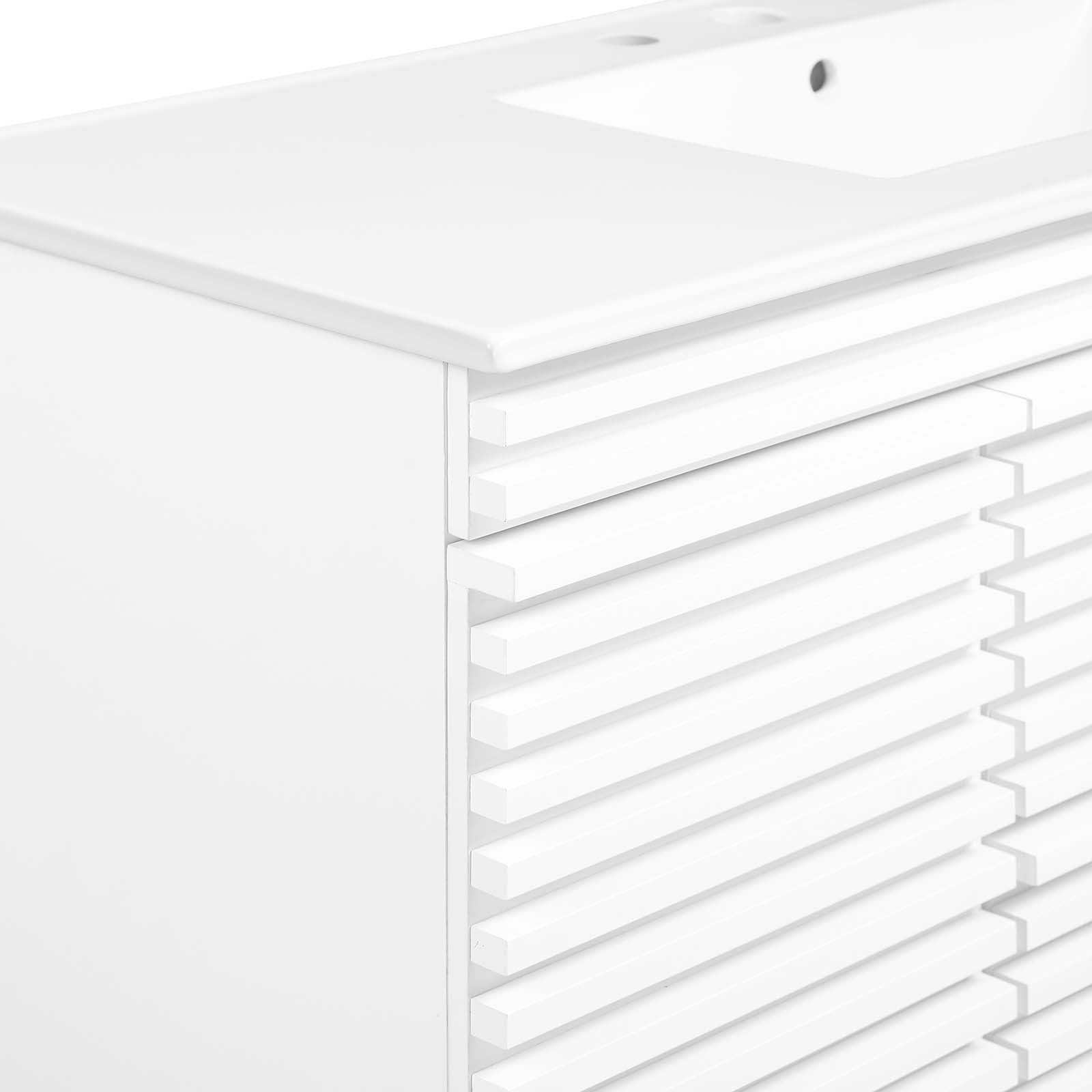 Render 48" Wall-Mount Bathroom Vanity by Modway