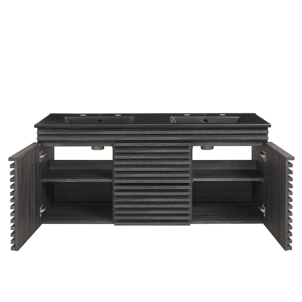 Render 48" Wall-Mount Bathroom Vanity by Modway