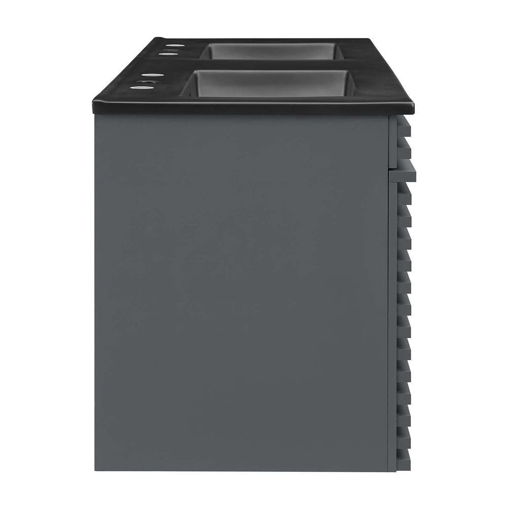 Render 48" Wall-Mount Bathroom Vanity by Modway