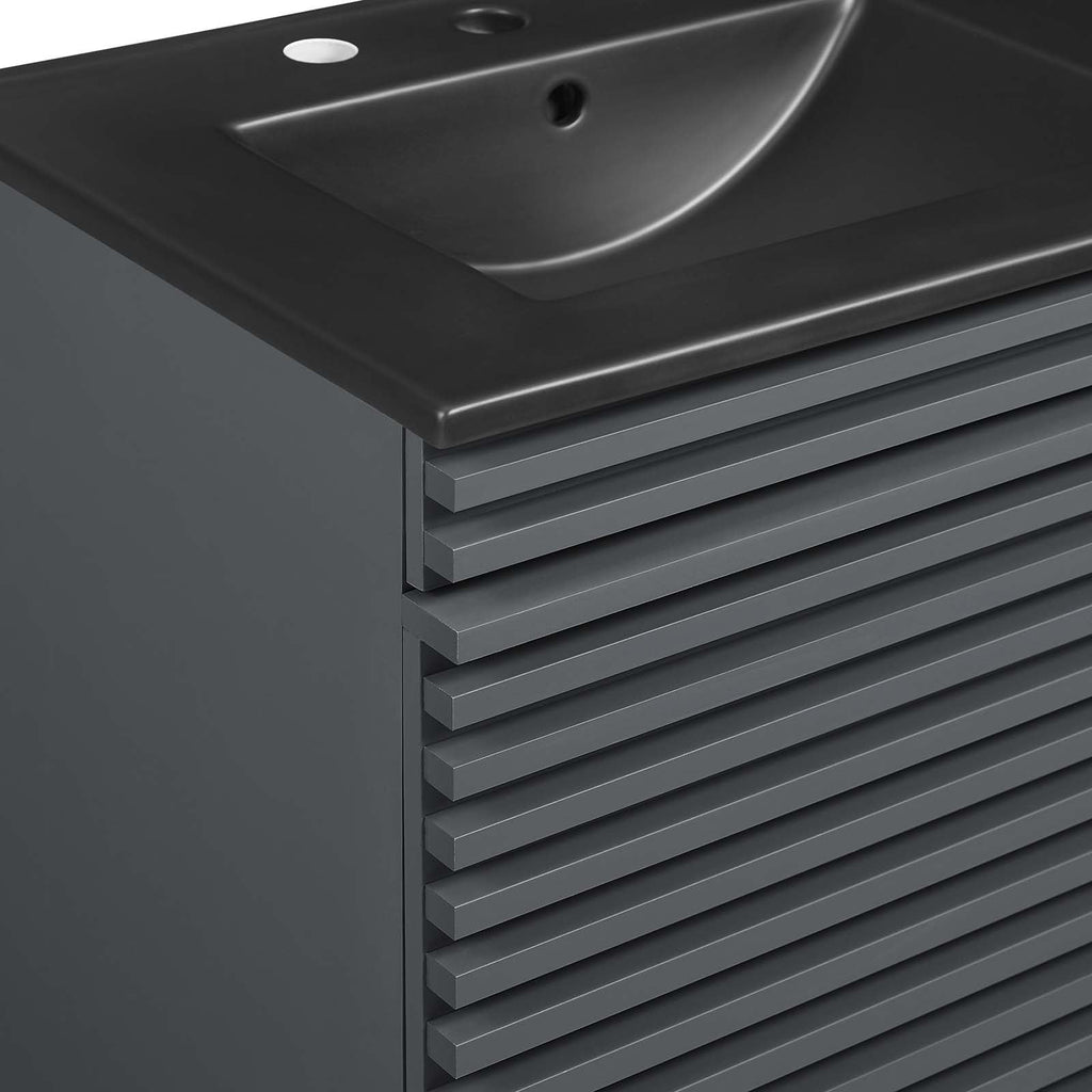Render 48" Wall-Mount Bathroom Vanity by Modway
