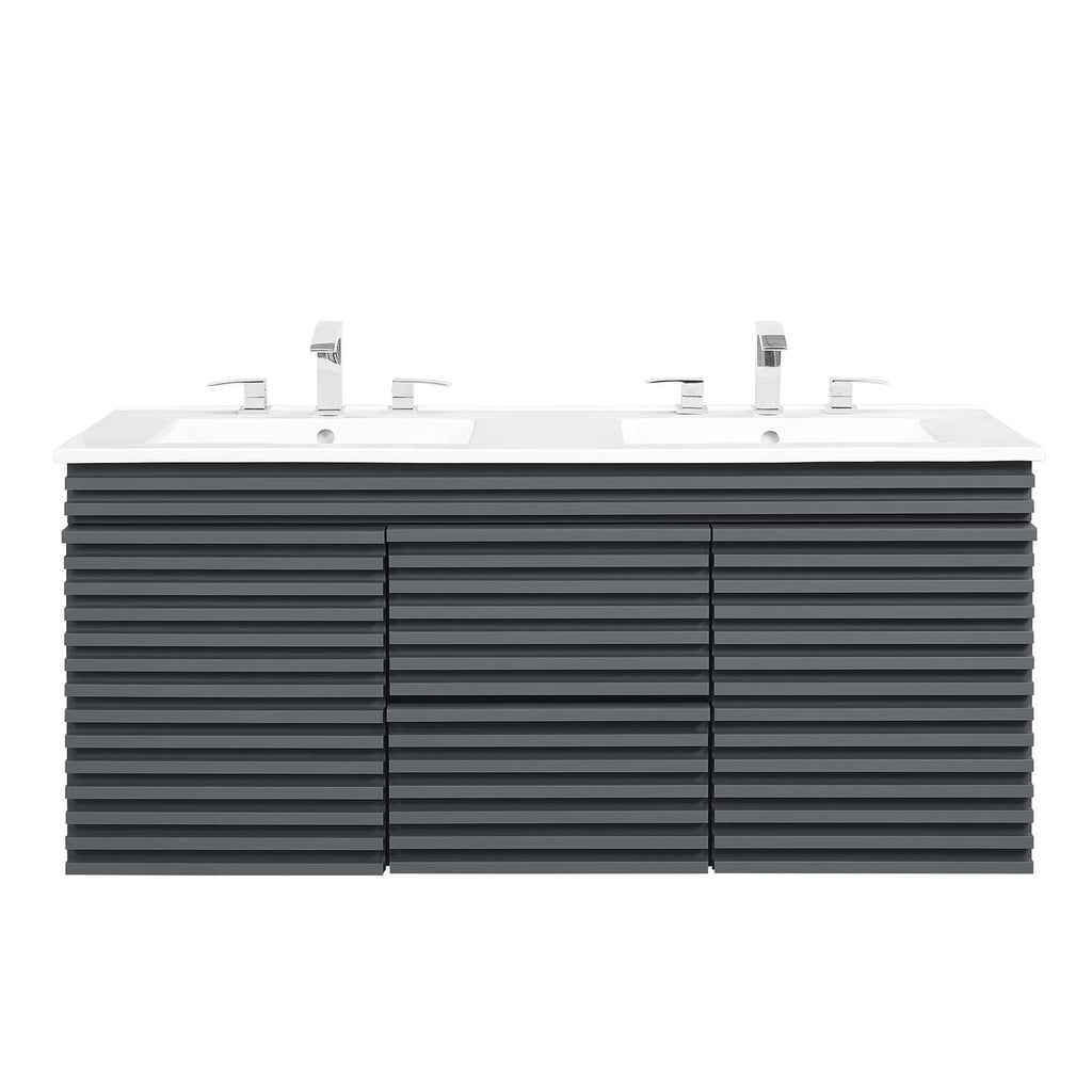 Render 48" Wall-Mount Bathroom Vanity by Modway