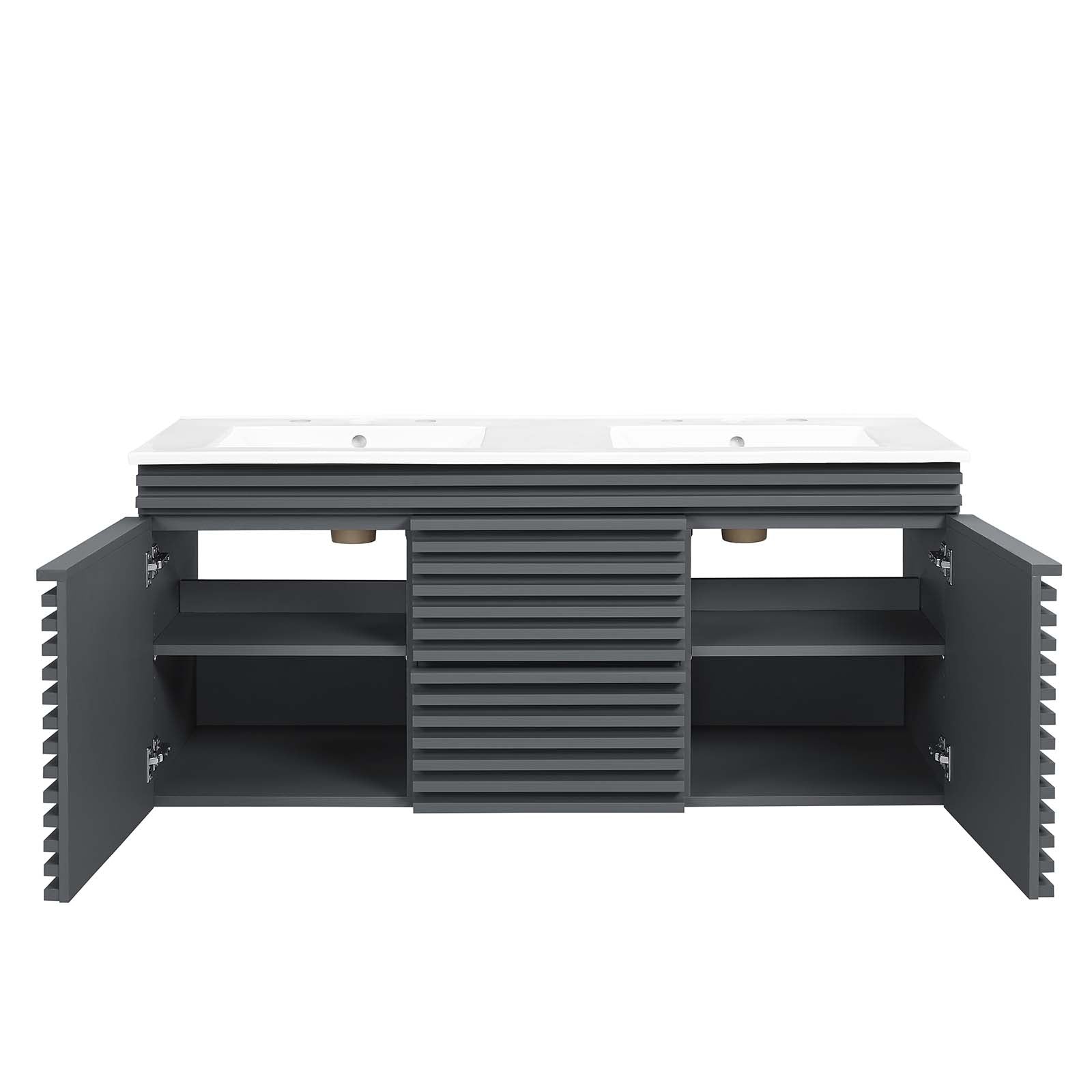 Render 48" Wall-Mount Bathroom Vanity by Modway