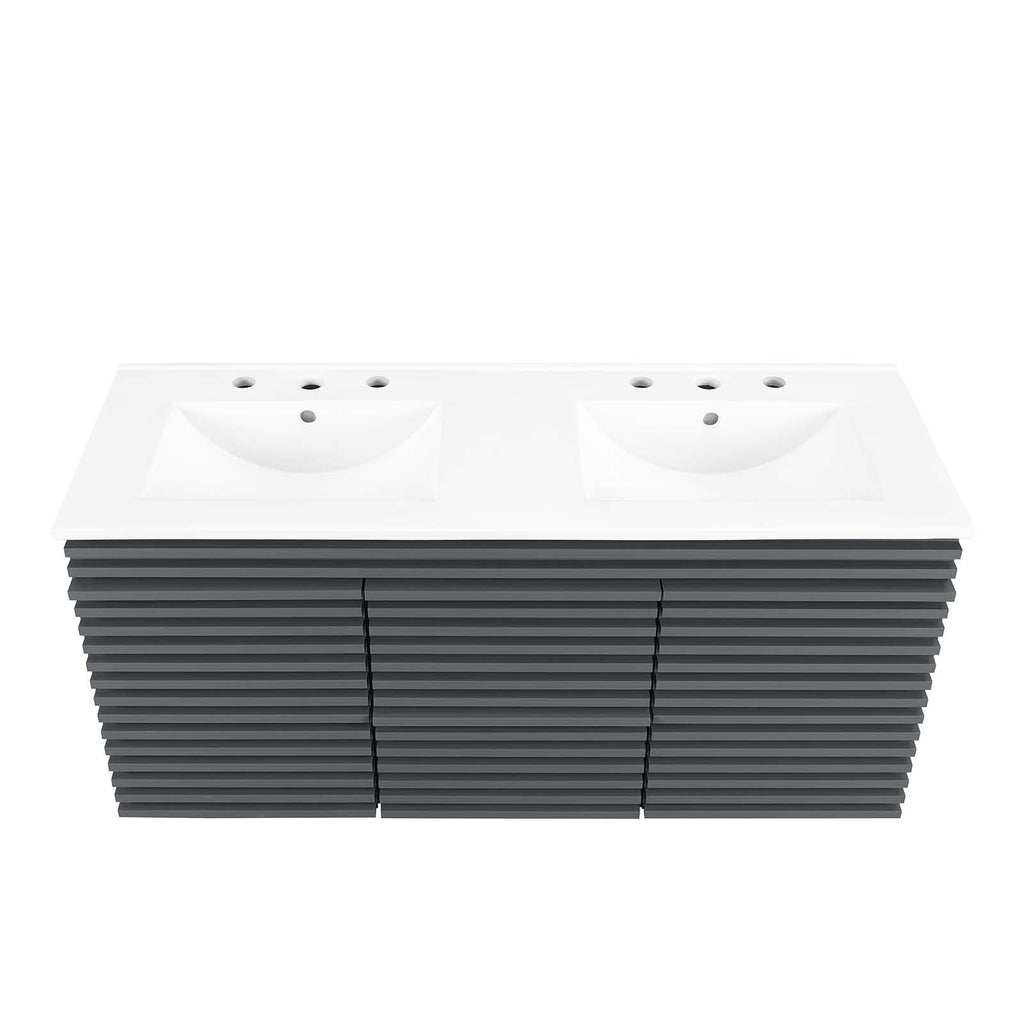 Render 48" Wall-Mount Bathroom Vanity by Modway