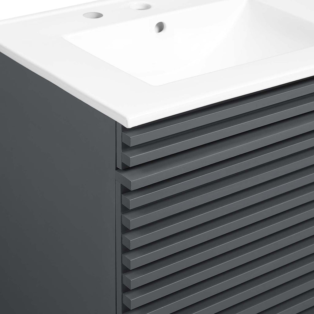 Render 48" Wall-Mount Bathroom Vanity by Modway