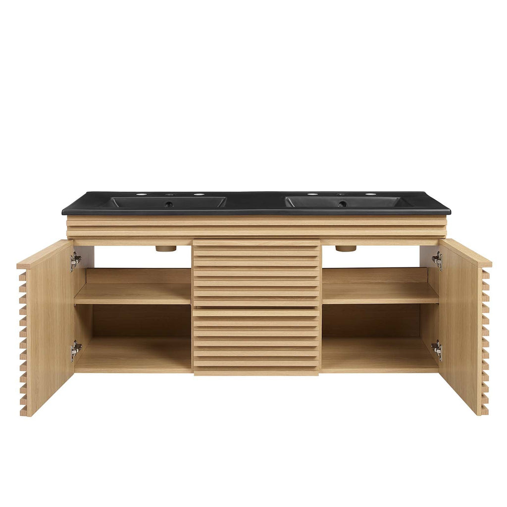 Render 48" Wall-Mount Bathroom Vanity by Modway