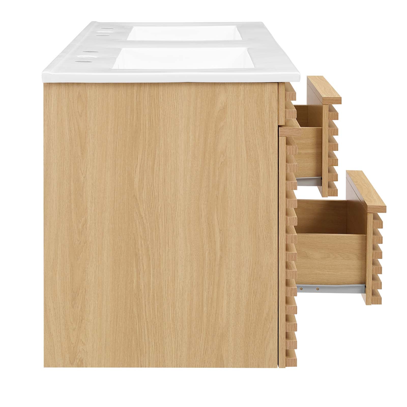 Render 48" Wall-Mount Bathroom Vanity by Modway