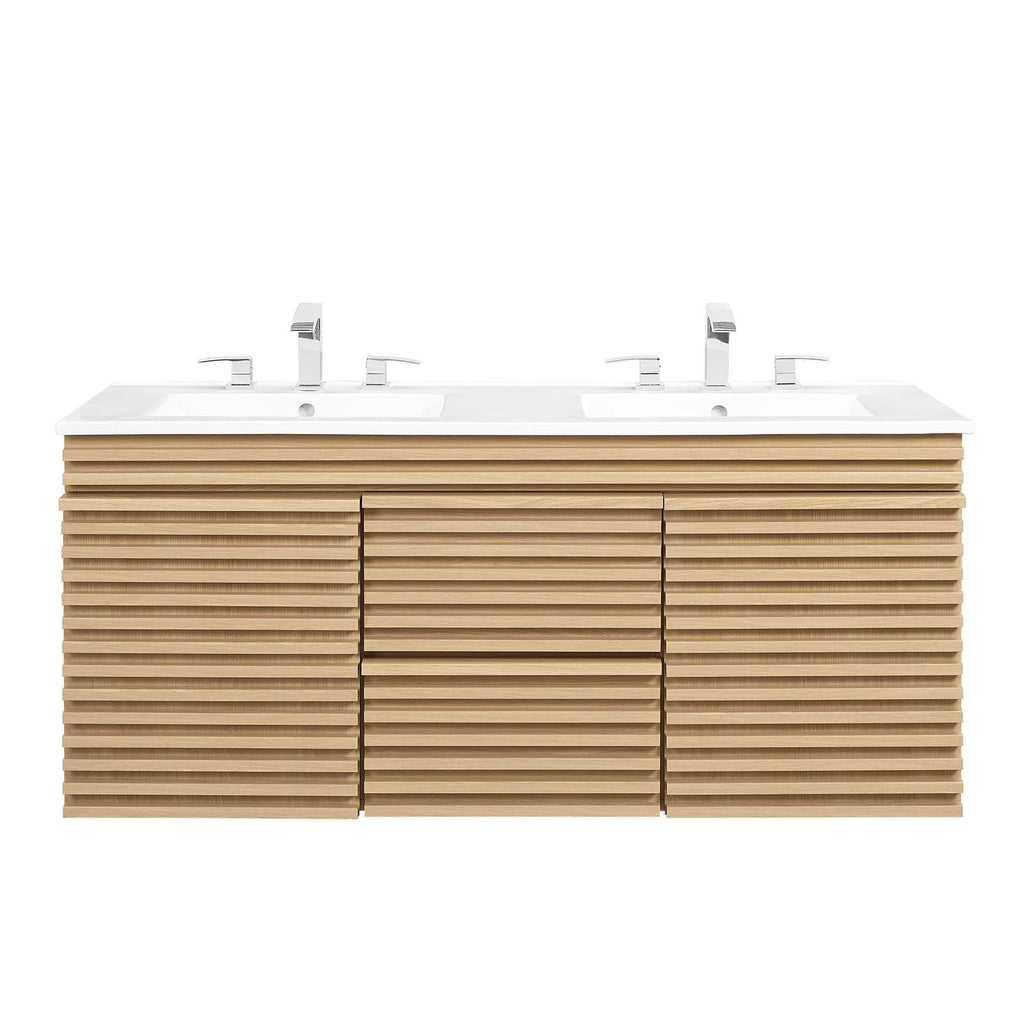Render 48" Wall-Mount Bathroom Vanity by Modway
