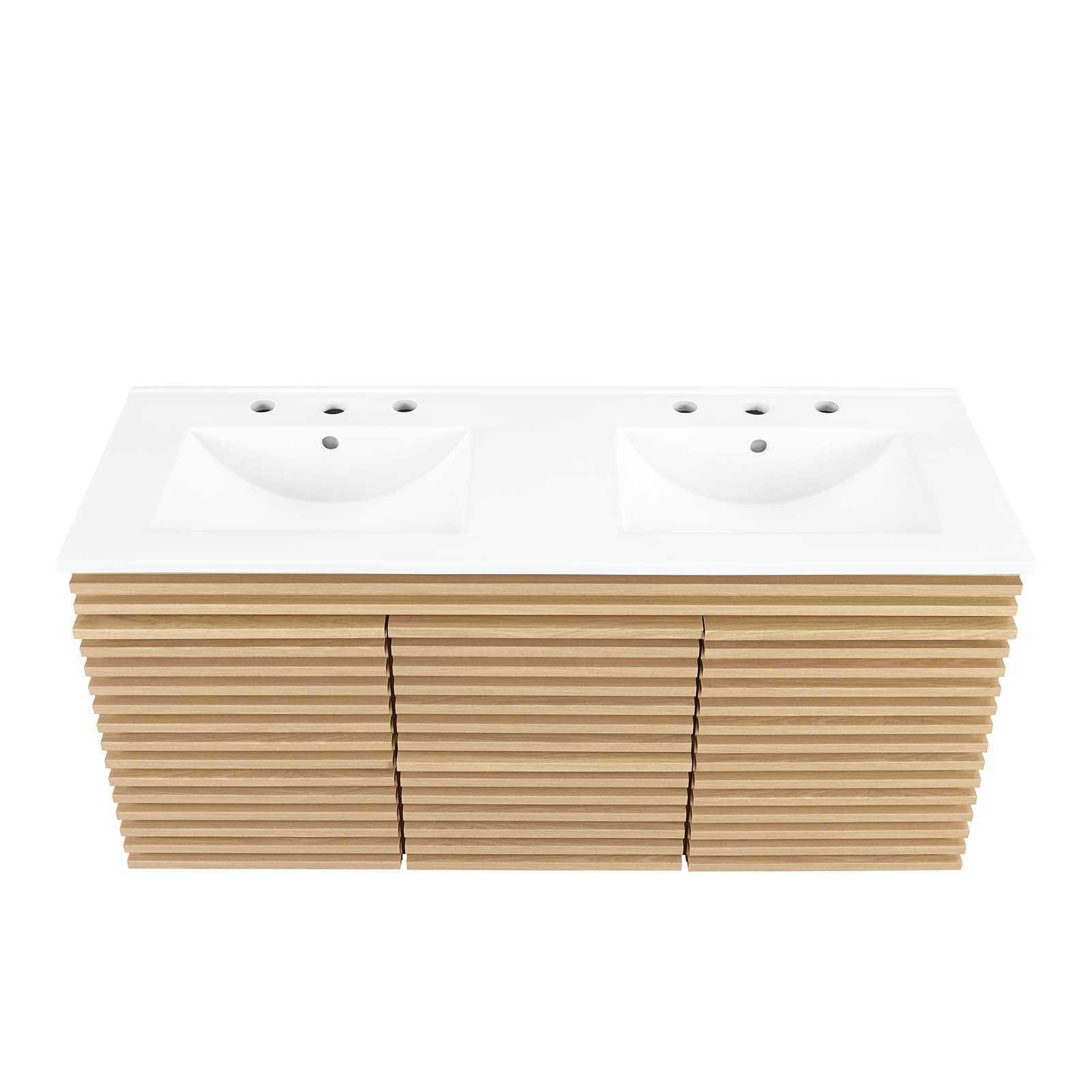Render 48" Wall-Mount Bathroom Vanity by Modway