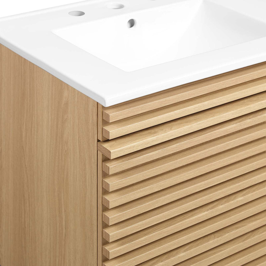 Render 48" Wall-Mount Bathroom Vanity by Modway