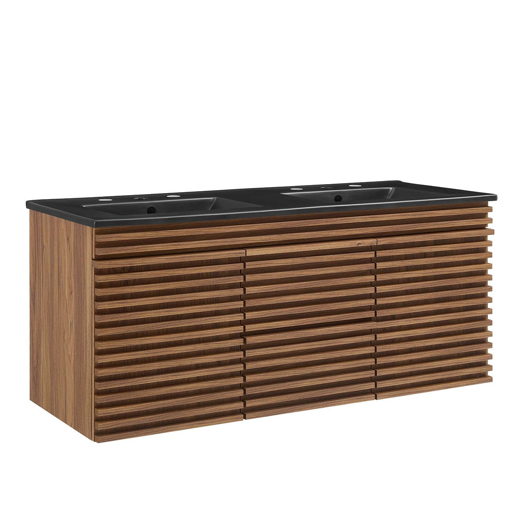 Render 48" Wall-Mount Bathroom Vanity by Modway