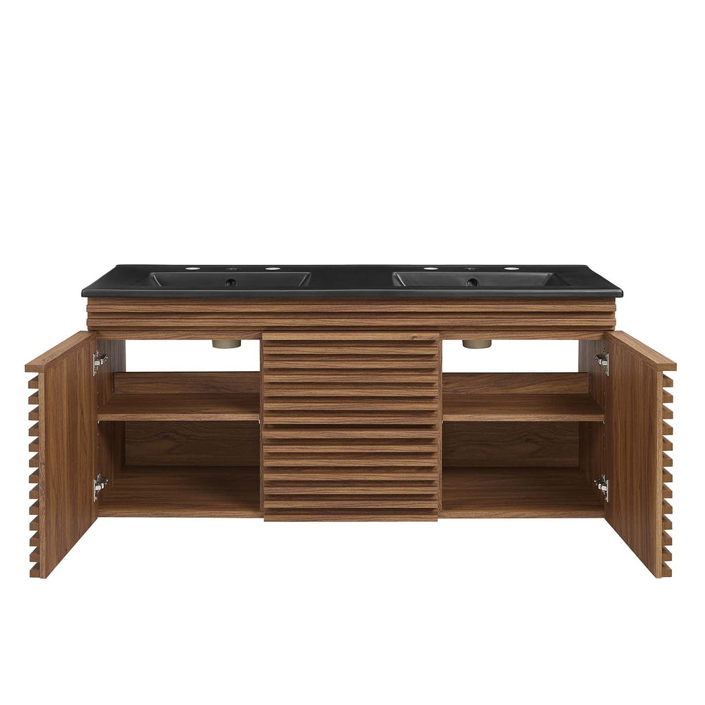 Render 48" Wall-Mount Bathroom Vanity by Modway