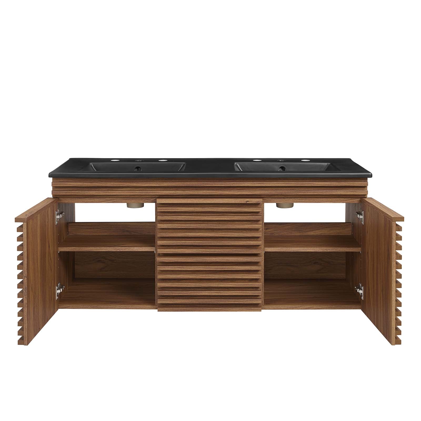 Render 48" Wall-Mount Bathroom Vanity by Modway