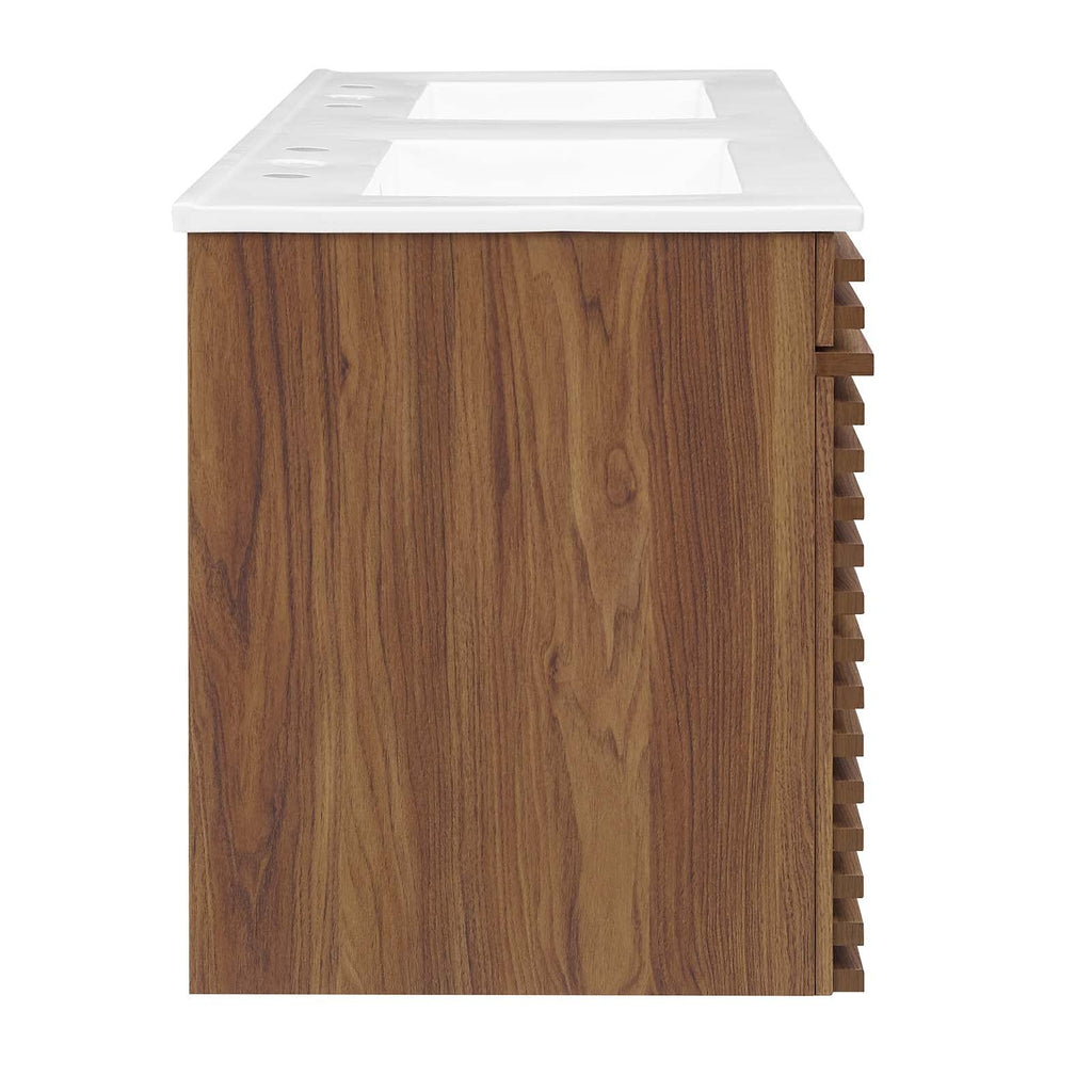 Render 48" Wall-Mount Bathroom Vanity by Modway