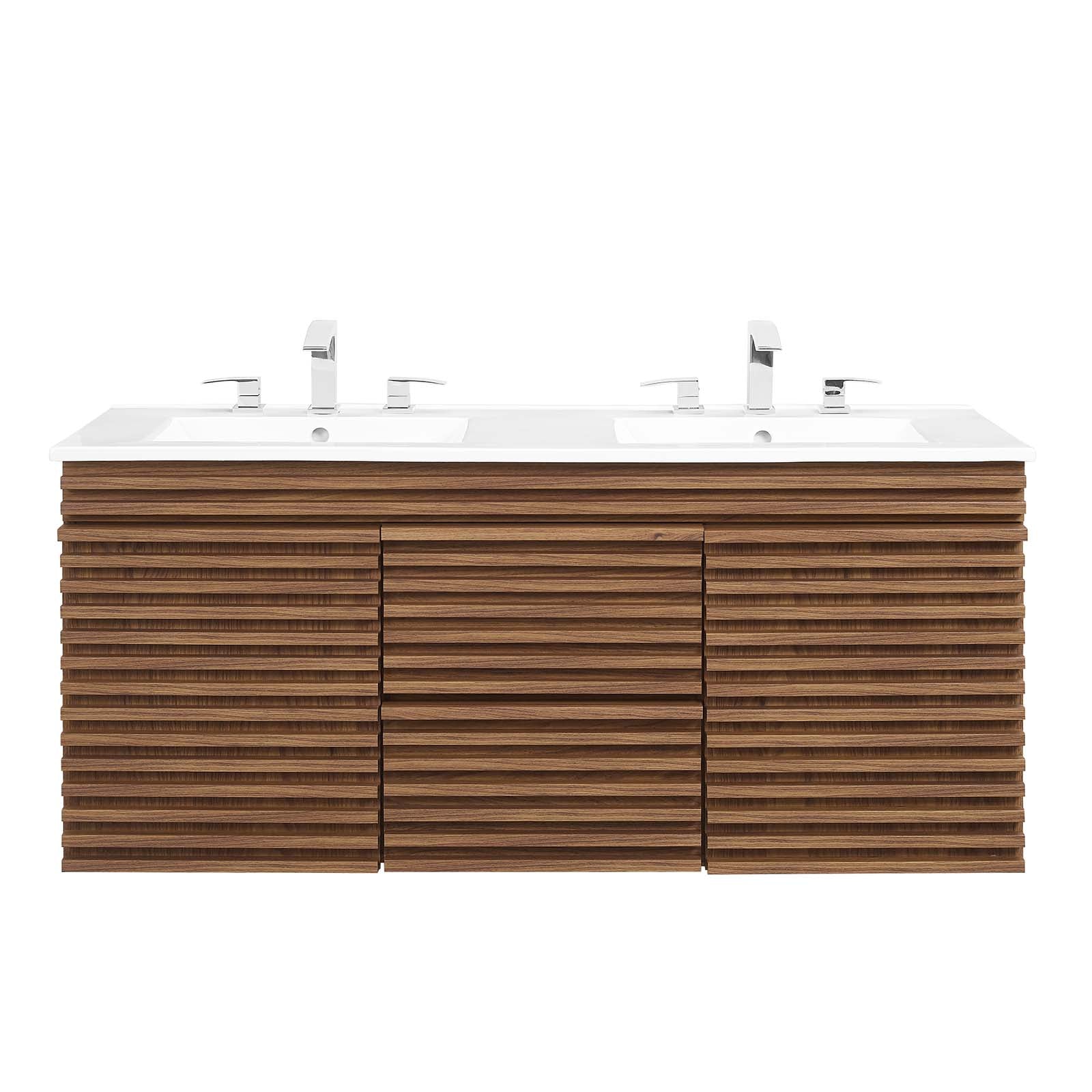 Render 48" Wall-Mount Bathroom Vanity by Modway
