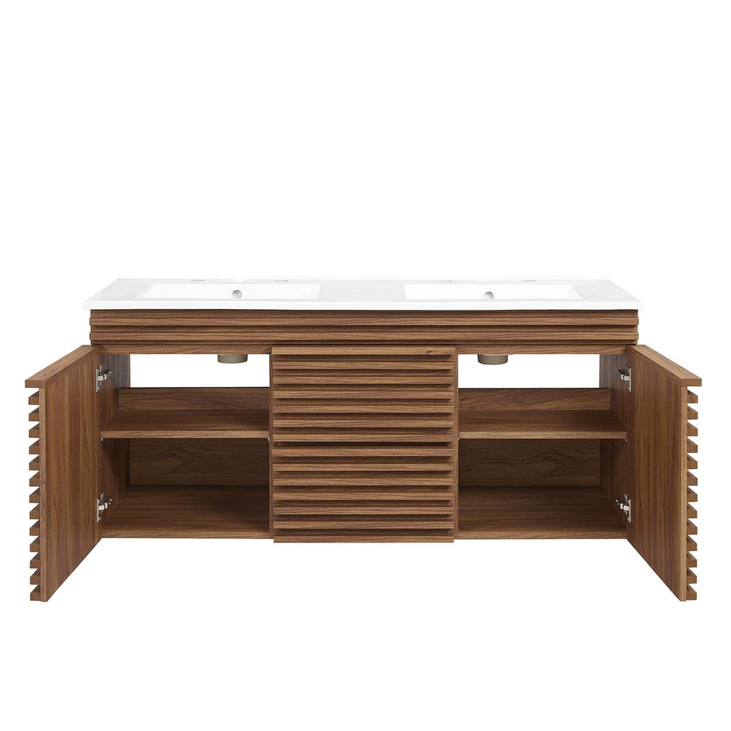 Render 48" Wall-Mount Bathroom Vanity by Modway