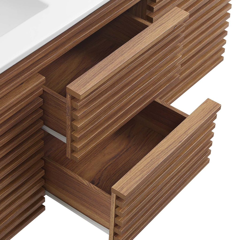 Render 48" Wall-Mount Bathroom Vanity by Modway