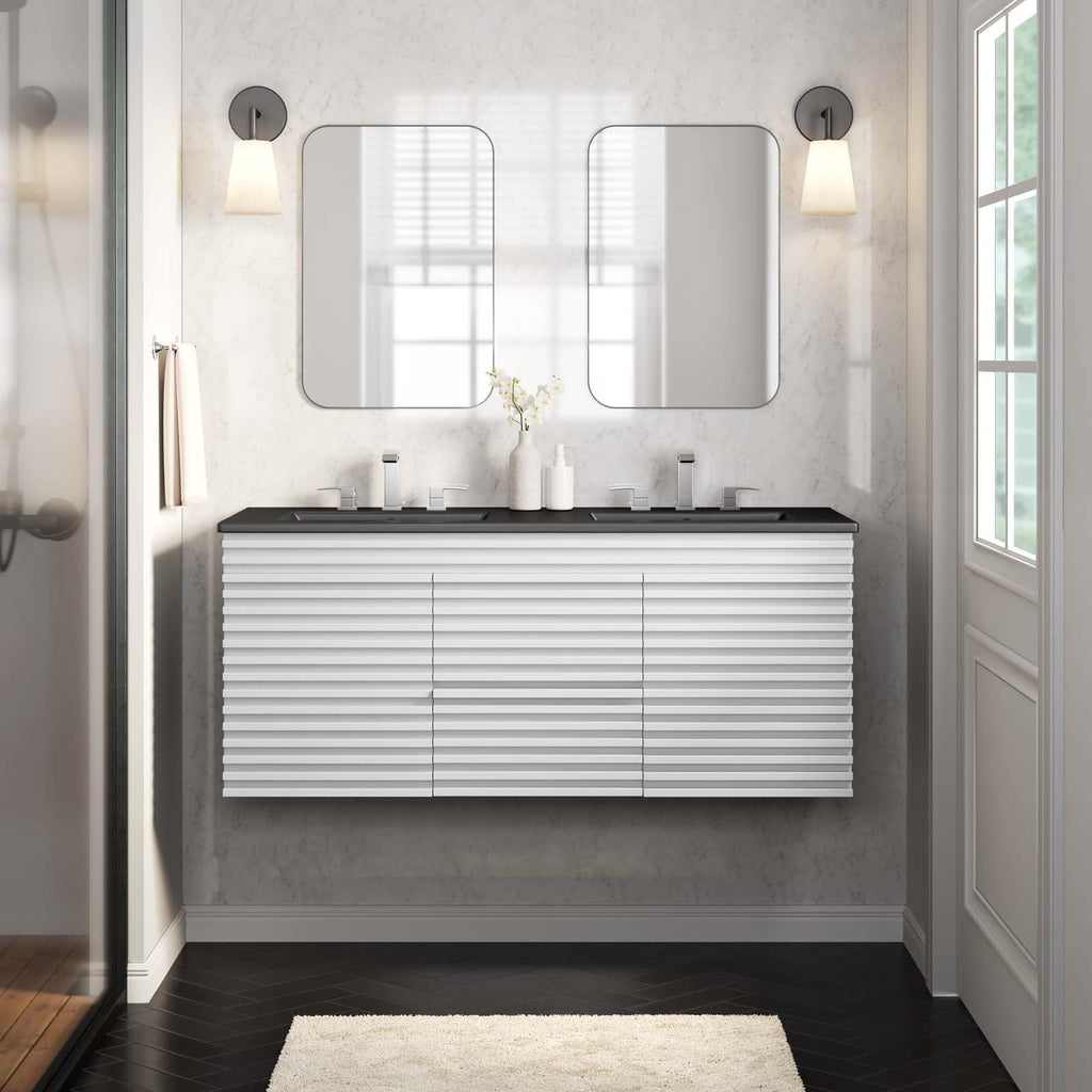 Render 48" Wall-Mount Bathroom Vanity by Modway