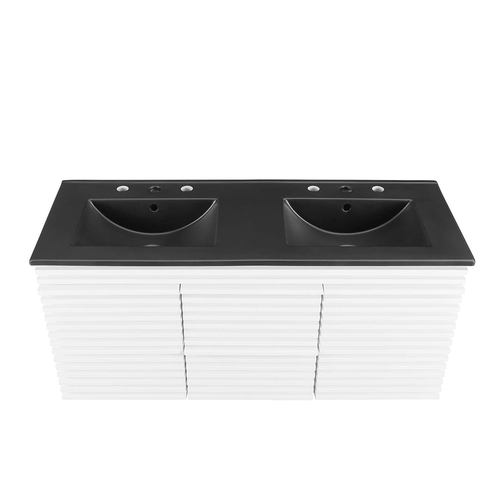 Render 48" Wall-Mount Bathroom Vanity by Modway