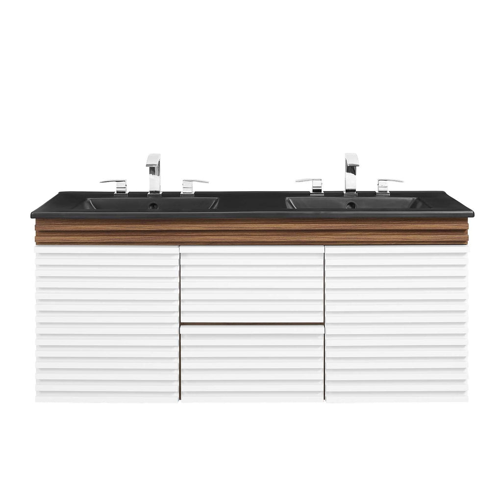 Render 48" Wall-Mount Bathroom Vanity by Modway