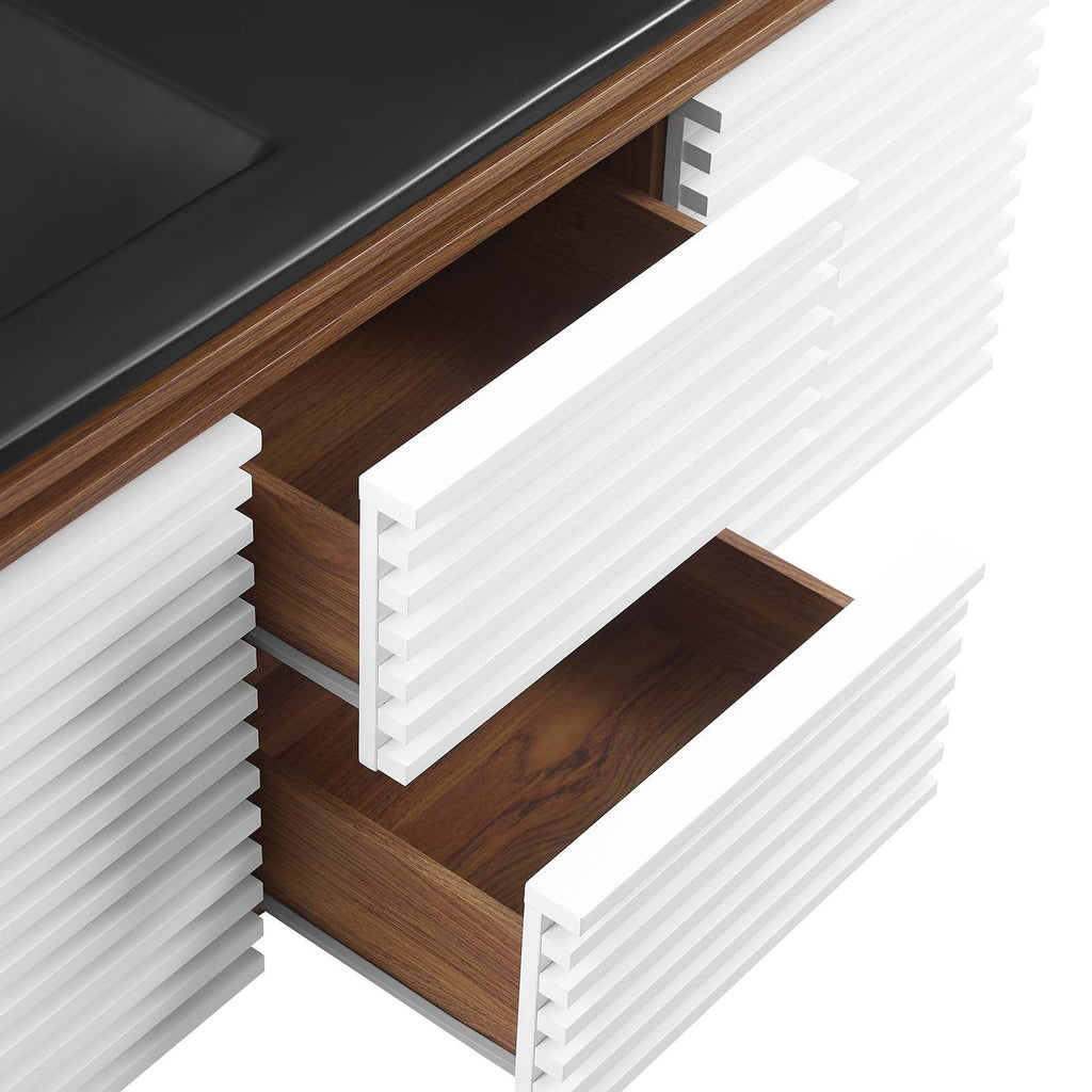 Render 48" Wall-Mount Bathroom Vanity by Modway