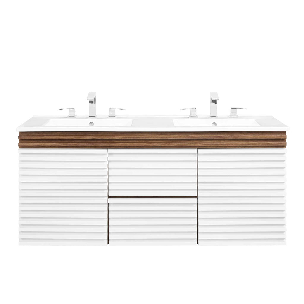 Render 48" Wall-Mount Bathroom Vanity by Modway