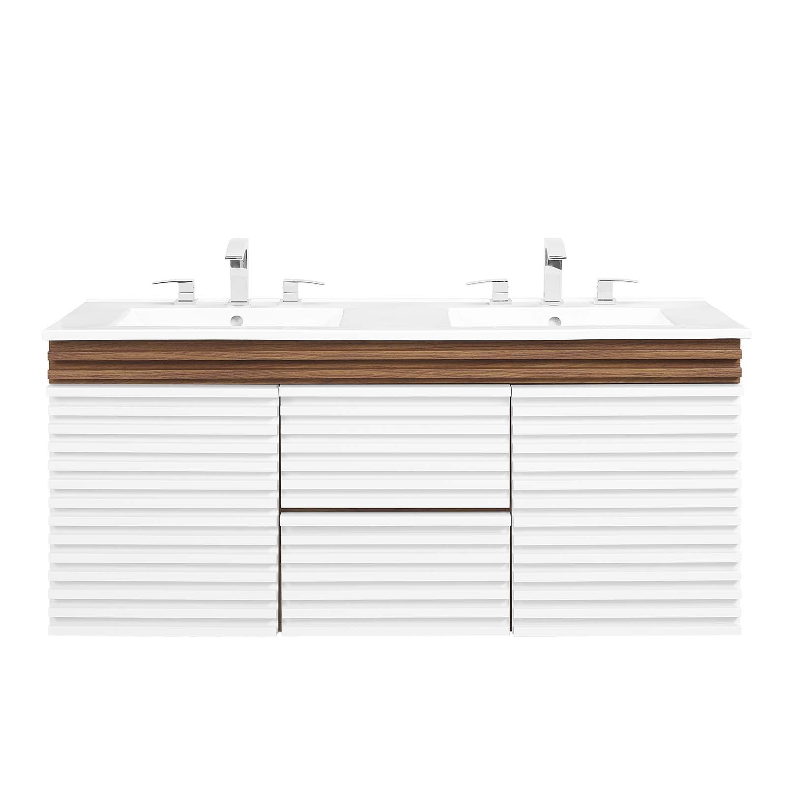 Render 48" Wall-Mount Bathroom Vanity by Modway