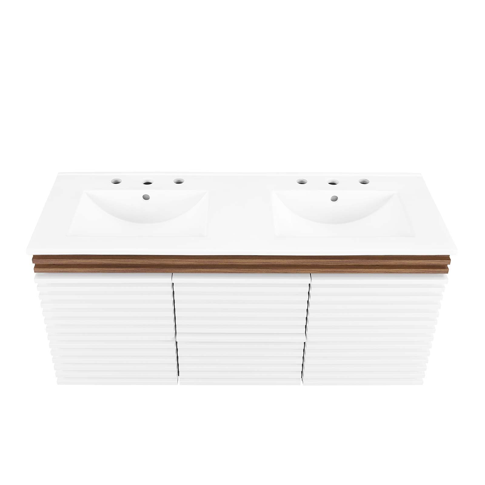 Render 48" Wall-Mount Bathroom Vanity by Modway