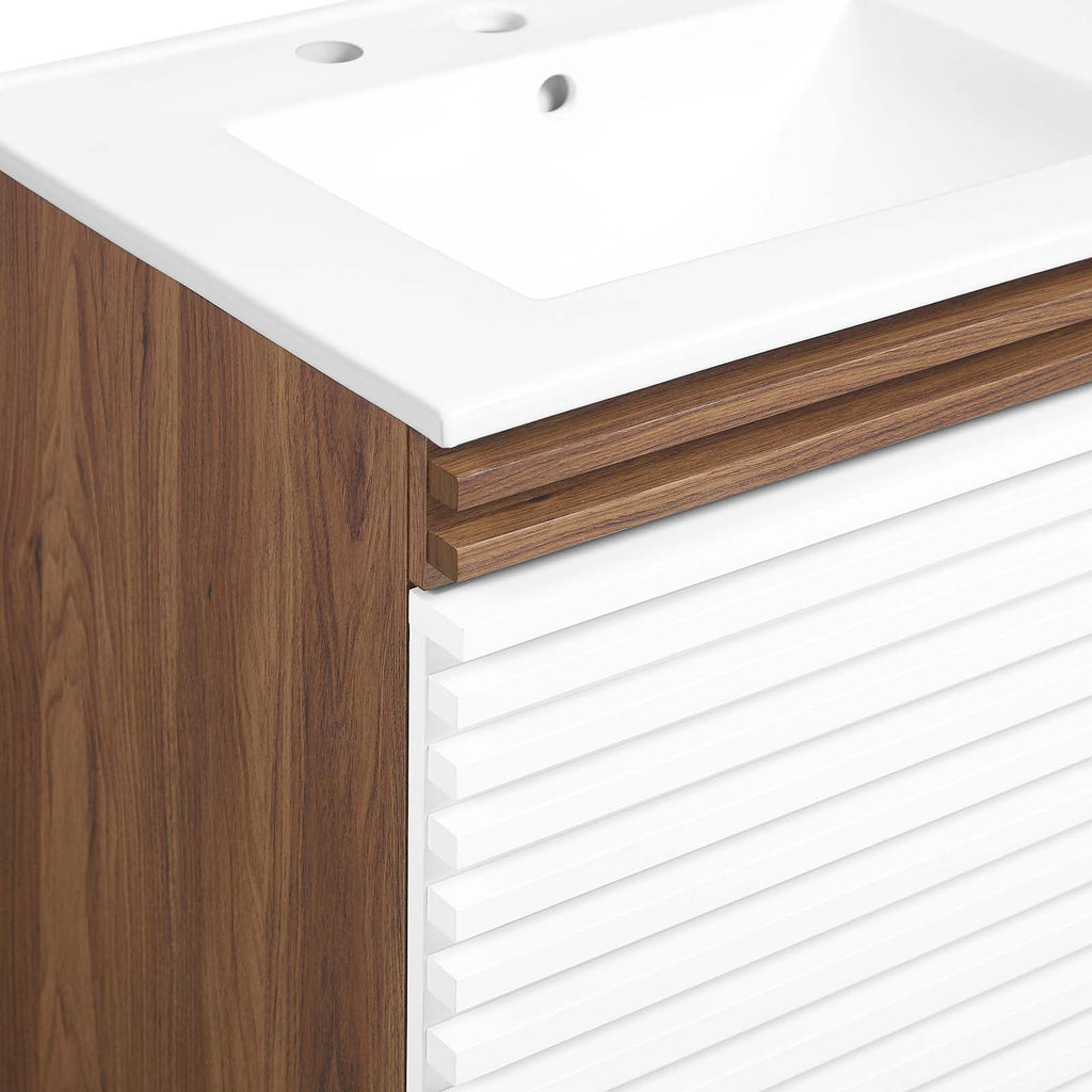 Render 48" Wall-Mount Bathroom Vanity by Modway