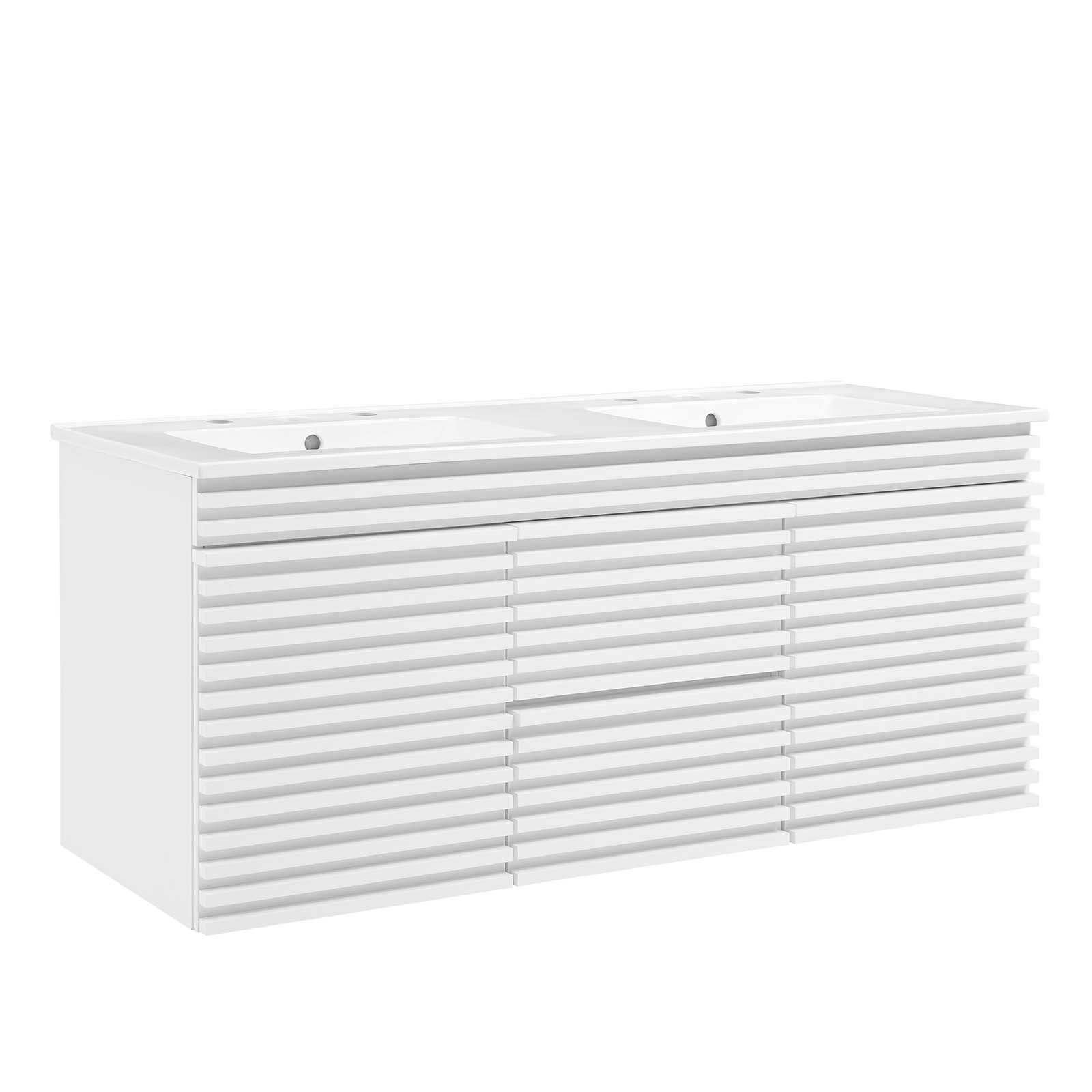 Render 48" Wall-Mount Bathroom Vanity by Modway