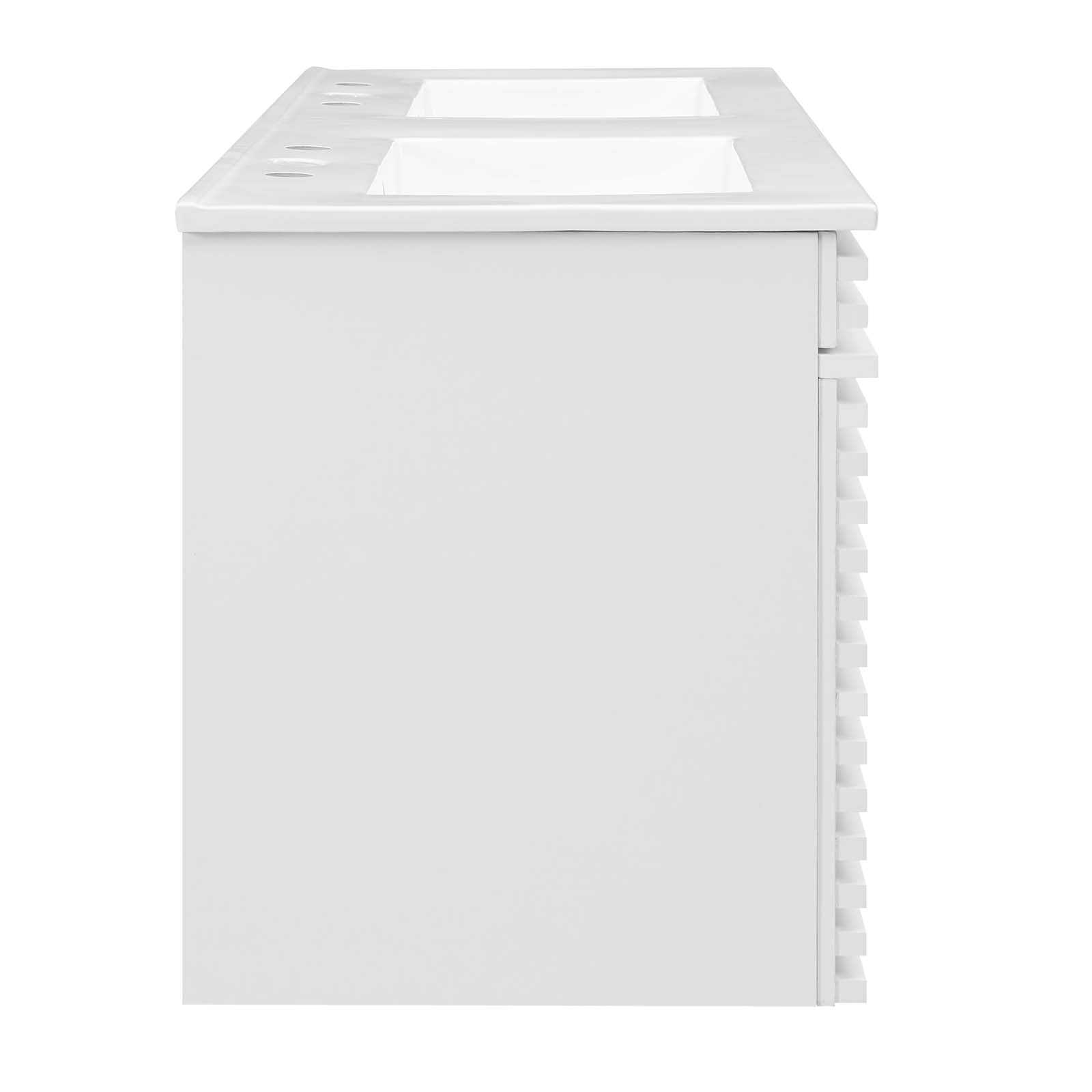Render 48" Wall-Mount Bathroom Vanity by Modway