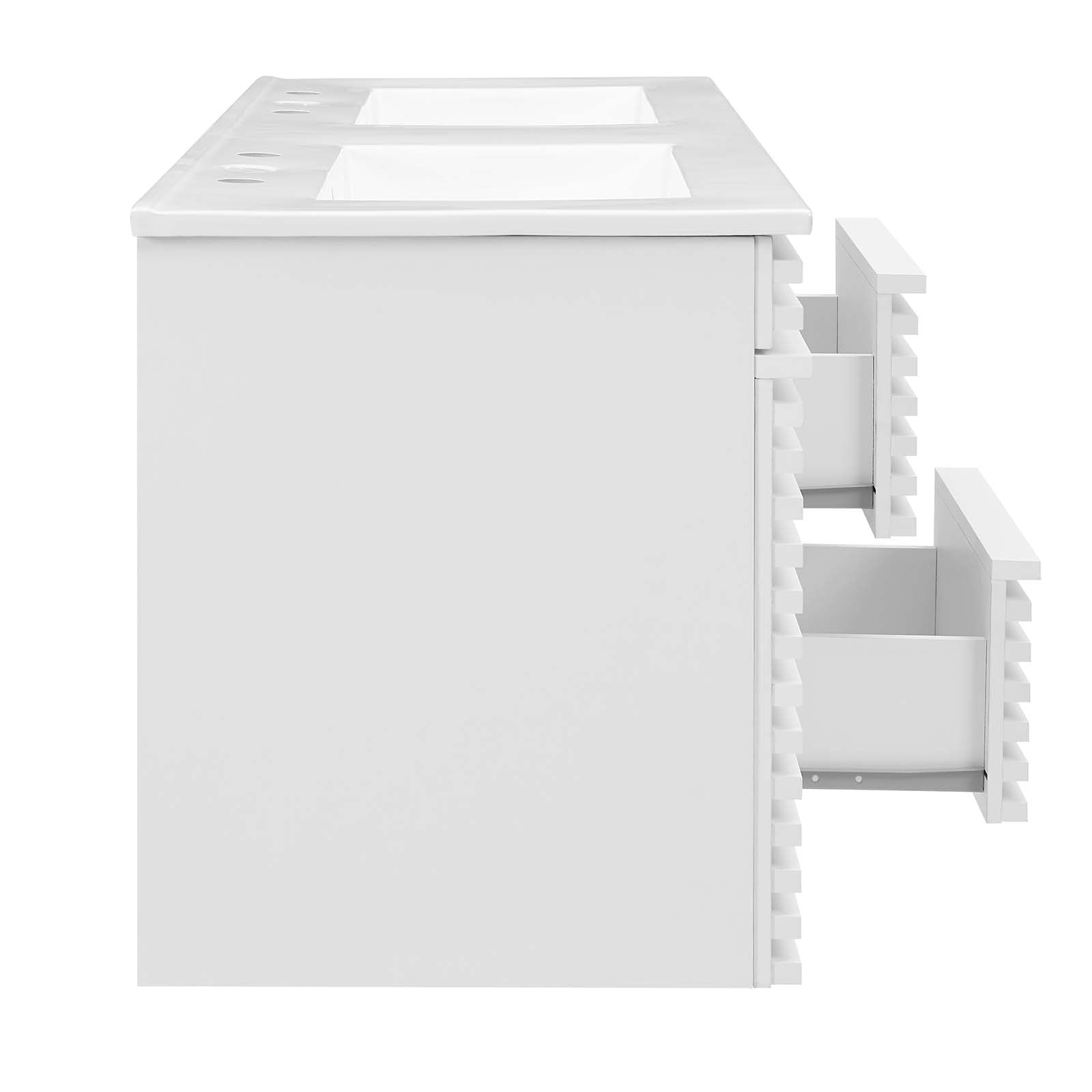 Render 48" Wall-Mount Bathroom Vanity by Modway
