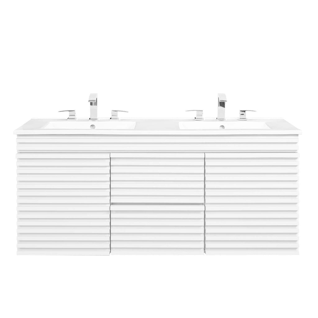 Render 48" Wall-Mount Bathroom Vanity by Modway