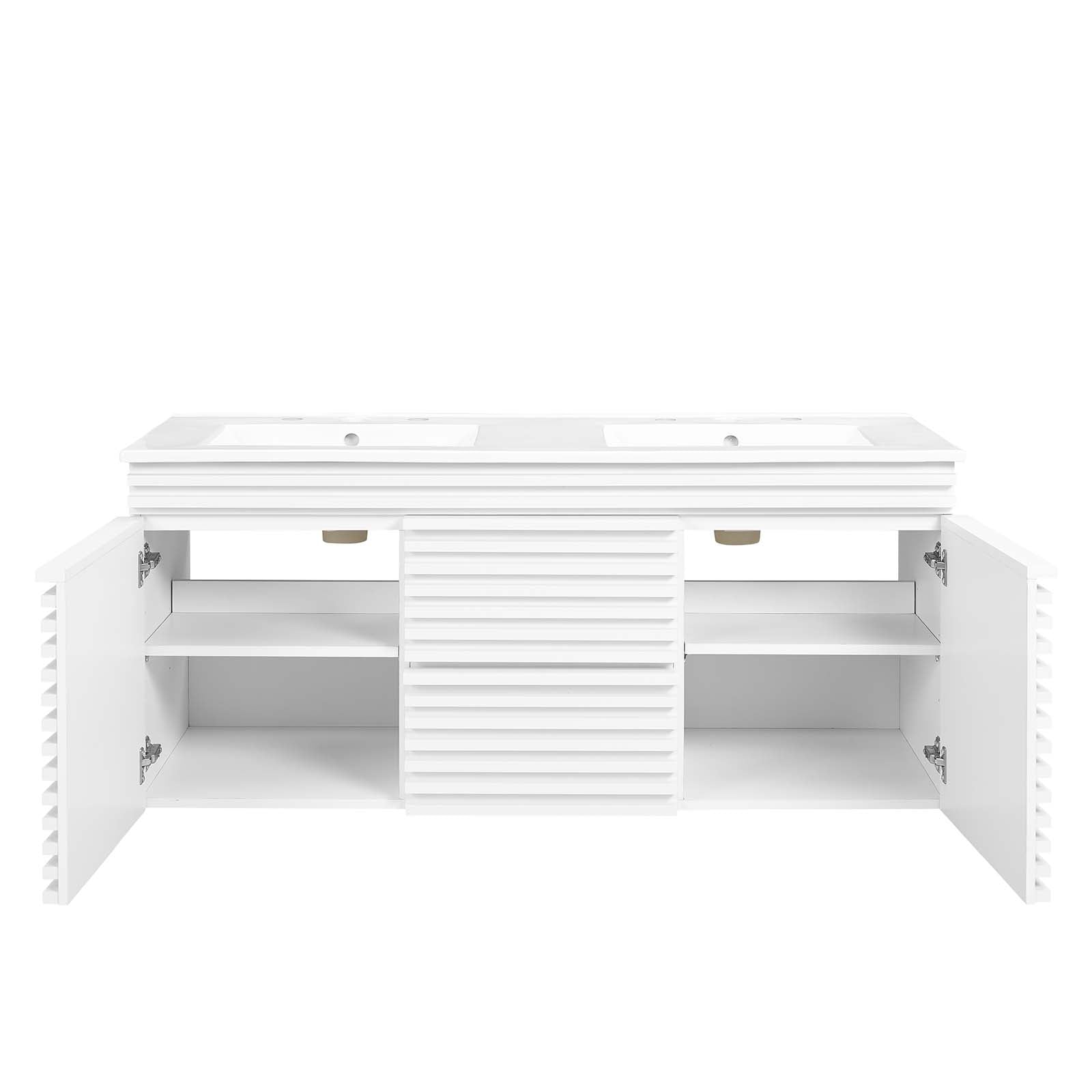 Render 48" Wall-Mount Bathroom Vanity by Modway