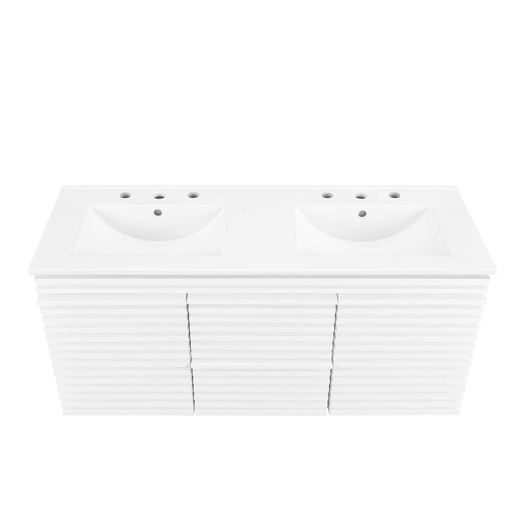 Render 48" Wall-Mount Bathroom Vanity by Modway