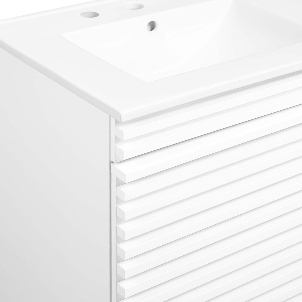 Render 48" Wall-Mount Bathroom Vanity by Modway