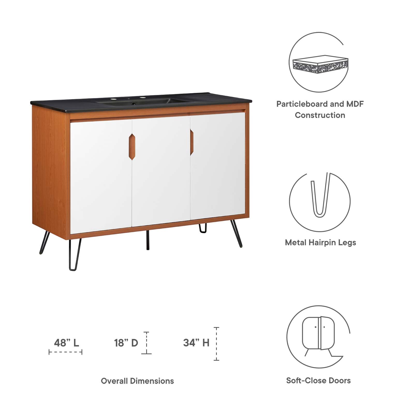 Energize 48" Bathroom Vanity by Modway