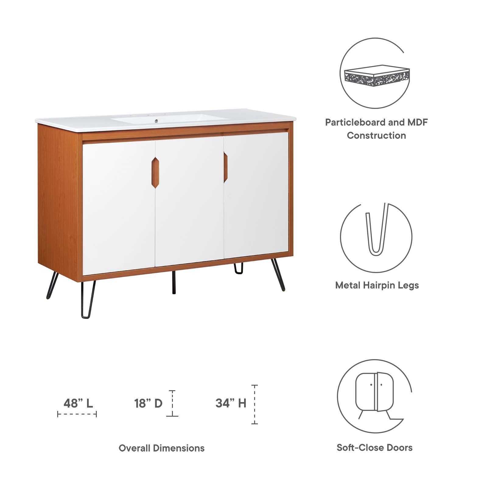 Energize 48" Bathroom Vanity by Modway