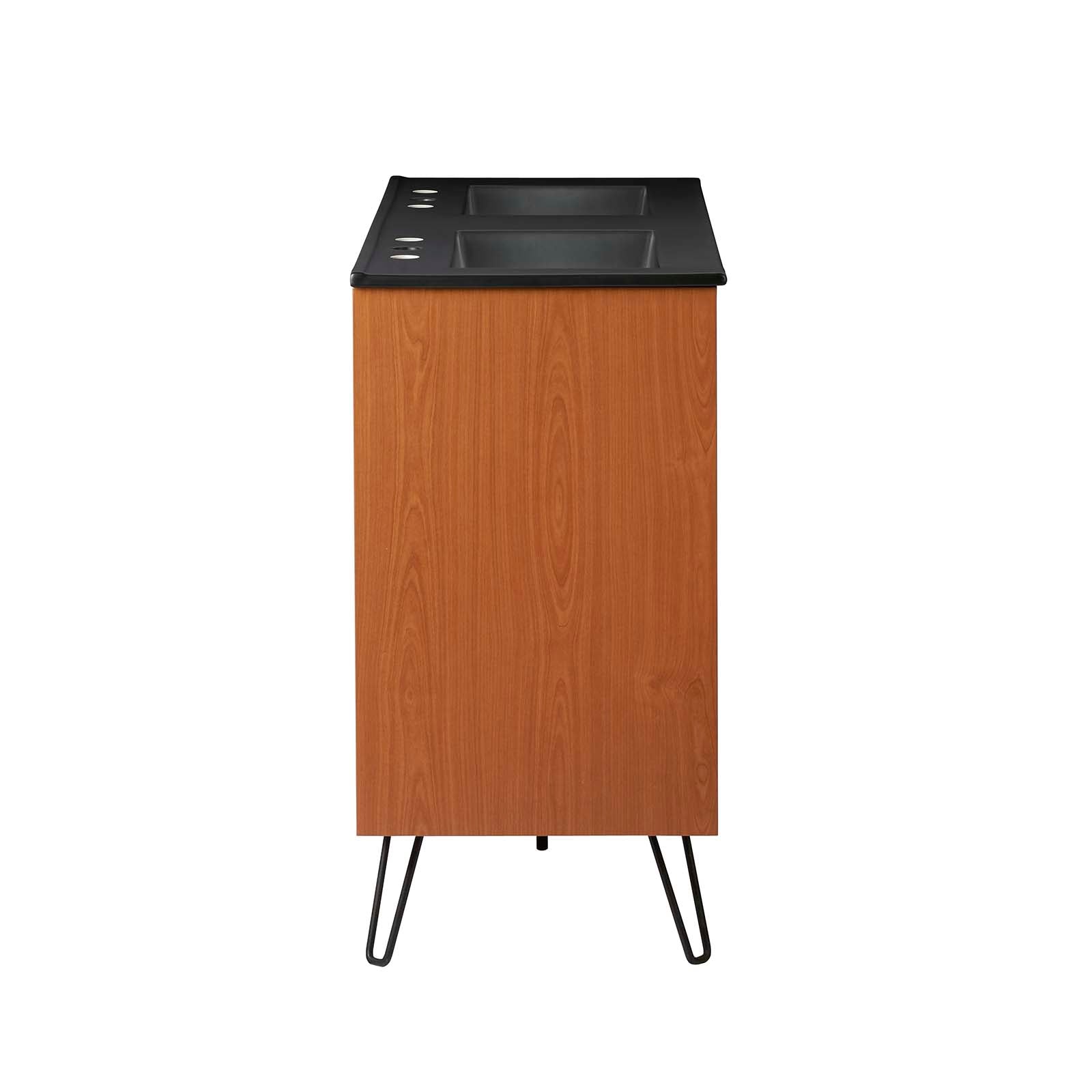 Energize 48" Double Sink Bathroom Vanity by Modway