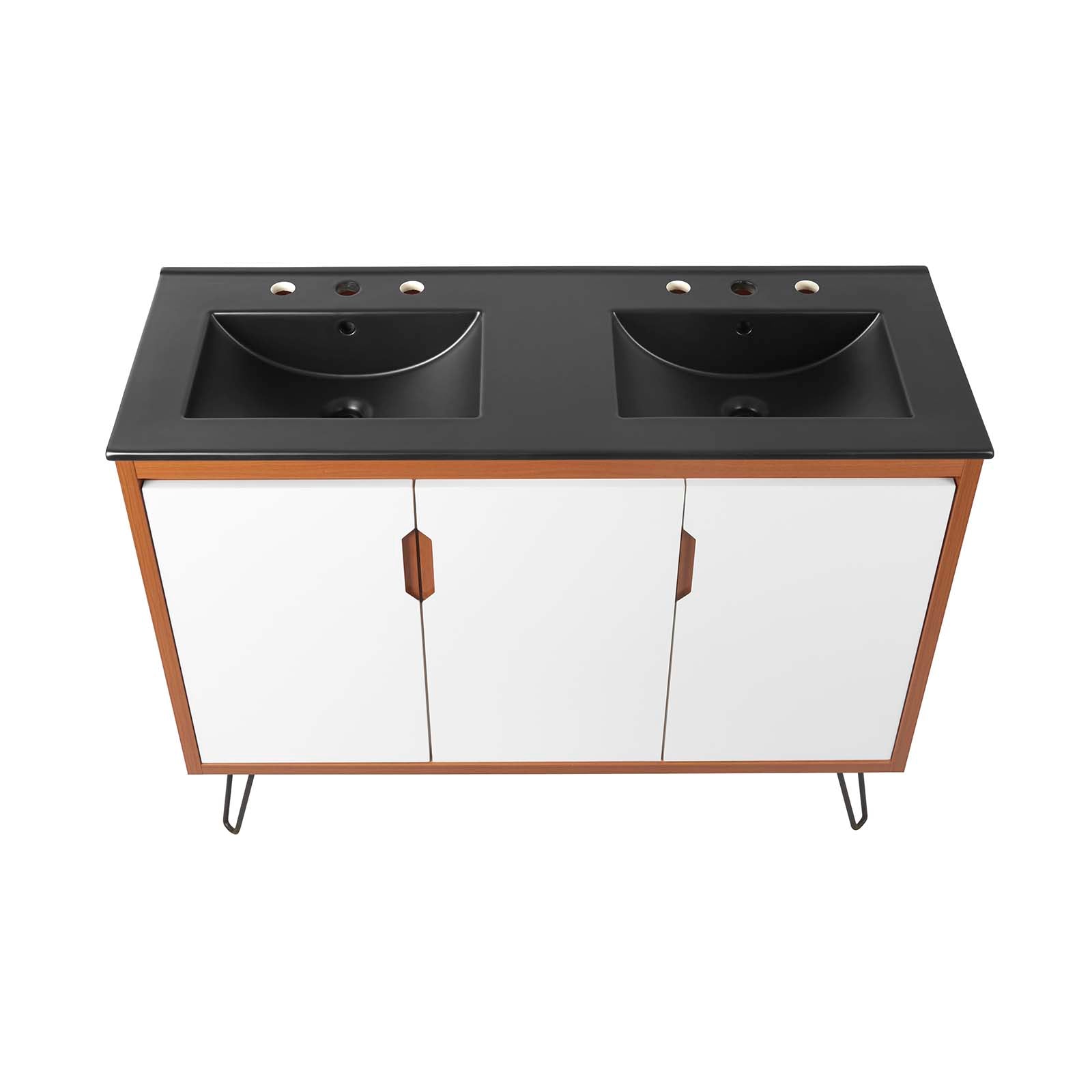 Energize 48" Double Sink Bathroom Vanity by Modway