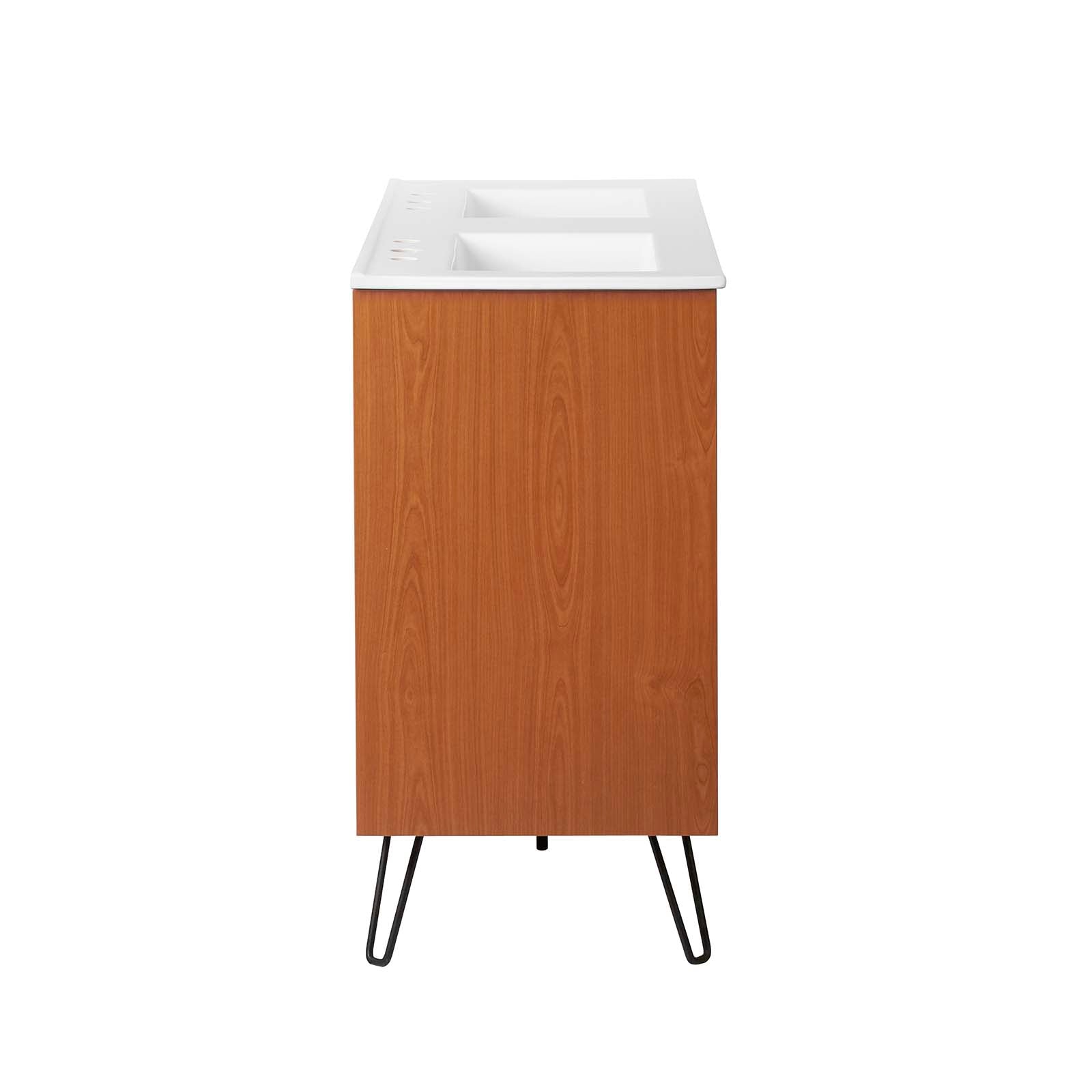 Energize 48" Double Sink Bathroom Vanity by Modway