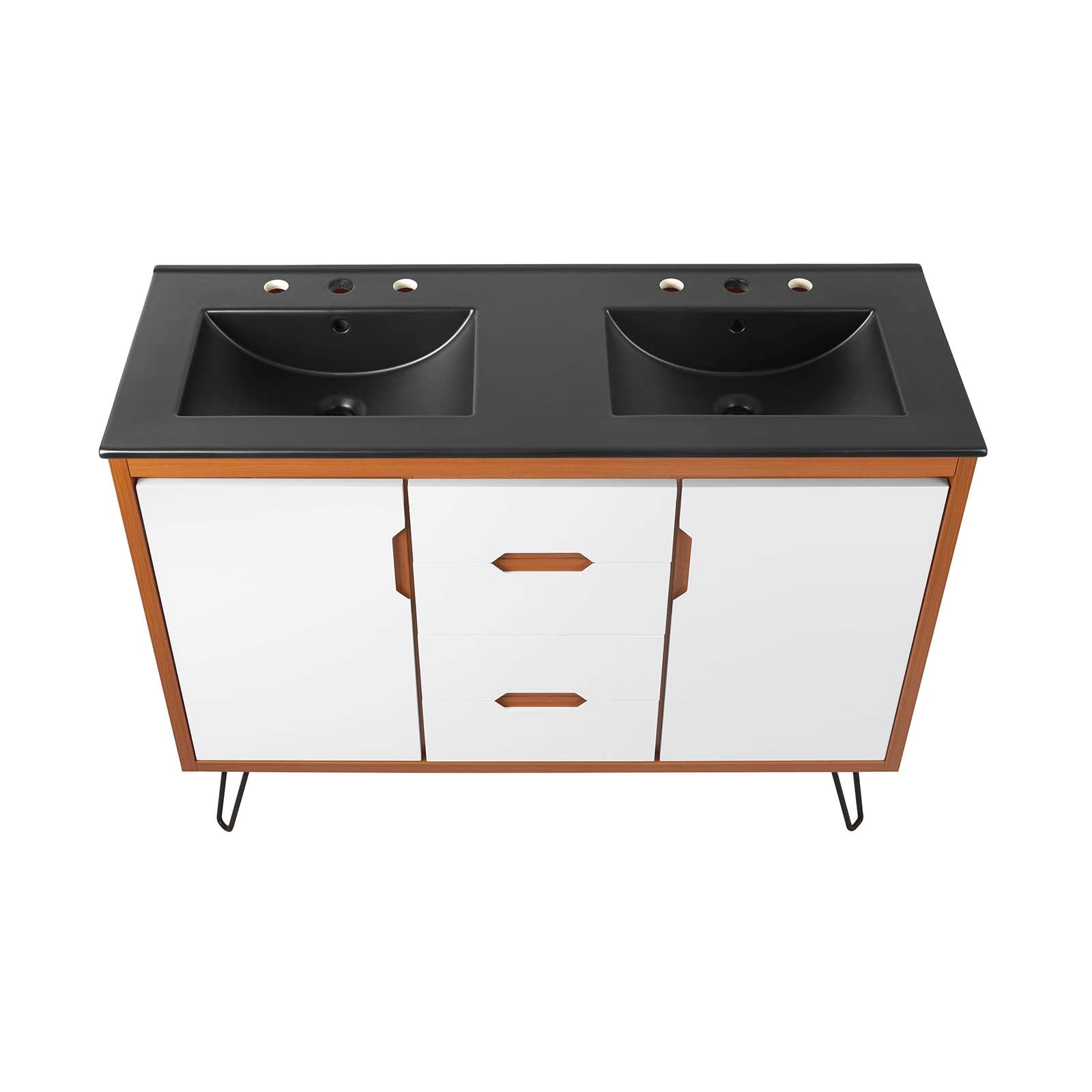 Energize 48" Double Sink Bathroom Vanity by Modway