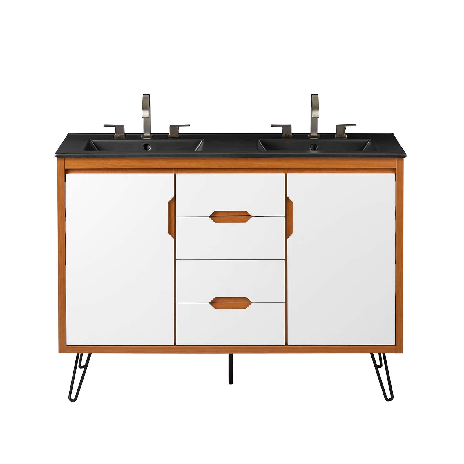 Energize 48" Double Sink Bathroom Vanity by Modway