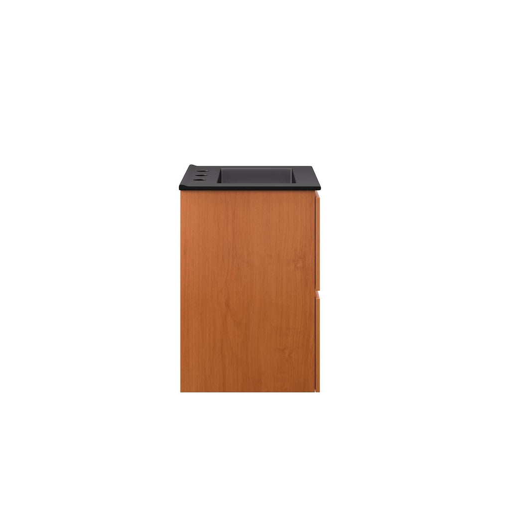Scenic 18" Wall-Mount Bathroom Vanity by Modway