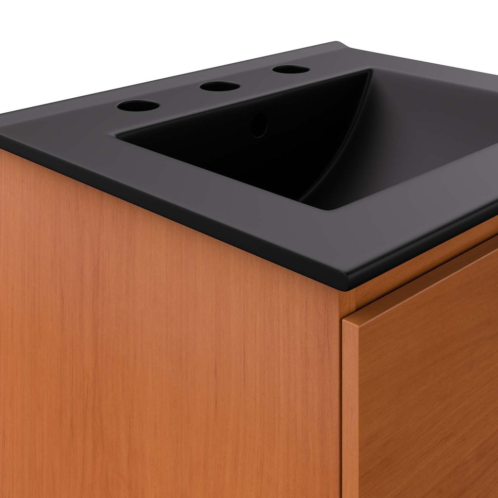 Scenic 18" Wall-Mount Bathroom Vanity by Modway